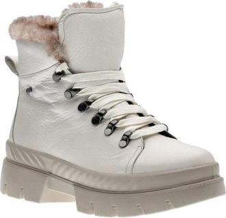 Ara Beige GTX Booties - Dames - Winterlaarzen - Beige - 41 EU - Leer - Schoenen