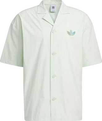 adidas Short Sleeve Shirt Asia Sizing Linen Green IK8625