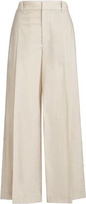 Brunello Cucinelli A-line trousers in Beige at Nordstrom, Size 34 It
