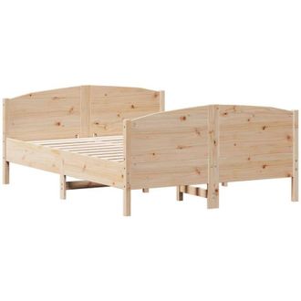 vidaXL Bed Frame without Mattress 120x200 cm Solid Wood Pine Vidaxl