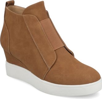 Journee Collection Collection Womens Clara Sneaker Wedge