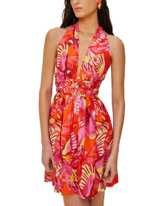 Farm Rio Farm Rio Flying Birds Mini Dress