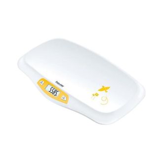Beurer B&aacute;scula Para Beb&eacute;s B.20kg 5gpart. Xl Lcd Blanco-amarillo By 80