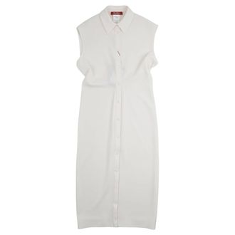 Max Mara Shirt Dresses, female, White, Size: 2XS Shirt Dress