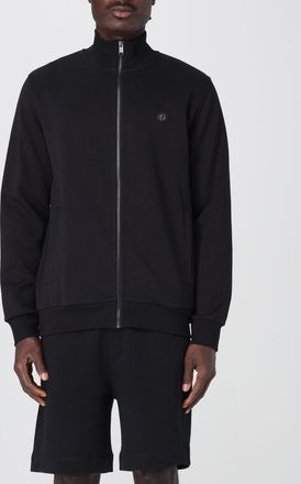 HUGO BOSS Felpa con zip in cotone