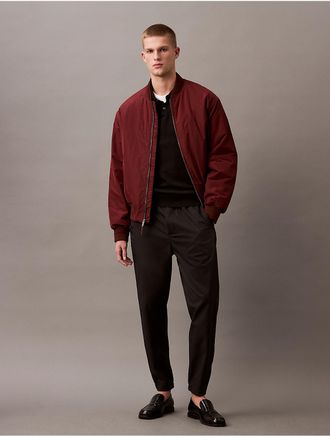 Calvin Klein Mens Tech Slim Pull-On Pants - Black - XS