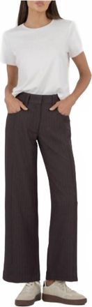 Kut from the Kloth Charlotte High Rise Wide Leg Pant In Chocolate