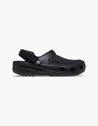 Crocs Mens Crocs 207689-0DD YUKON VISTA II LITERIDE Mens Clogs Black/Slate Grey - Size: 11