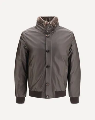 Moorer Cleros P1 shearling Down Jacket Male 50