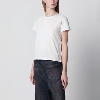 Maison Margiela Cotton jersey short-sleeve crew-neck T-shirt in white