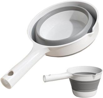 OEM Cuchar&oacute;n Plegable Para Agua - Cuchara Dom&eacute;stica - Ayudante De Cocina - Dise&ntilde;o A Prueba De Fugas - 27 X 15,5 Cm - Azul