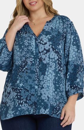 NYDJ Pintuck Top in Belleville at Nordstrom, Size 1X
