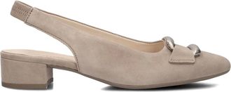 Gabor Schoenen, Dames, Grijs, 40 1/2 EU, Su&egrave;de, Elegante Slingbacks