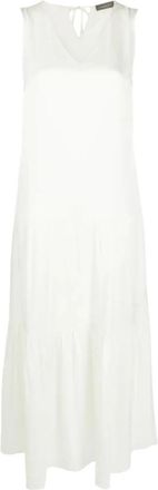 Lorena Antoniazzi Tank Sleeves Dress - Dames - Casual kleedjes - Wit - L - Kleedjes
