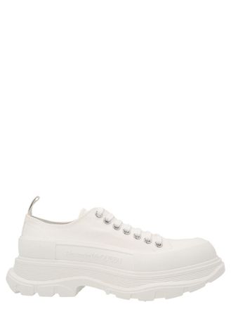 Alexander McQueen White Canvas Sneakers