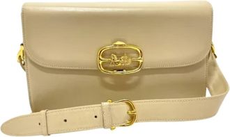 Celine Pre-owned Leather celine-bags - Dames - Vintage Schoudertas - Beige - ONE Size - Vintage