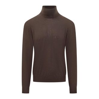 FILIPPO DE LAURENTIIS Uomo, Maglie, Marrone, L, new