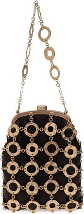 Cult Gaia Brielle Polstasje - Dames - Handtassen - Zwart - ONE Size - Leer - Tassen