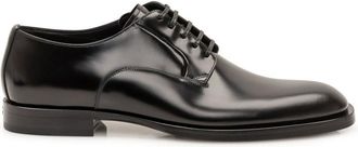 Dolce & Gabbana Black Derby Lace Ups Shoes