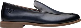 Docksteps Schoenen, Heren, Blauw, 44 EU, Leer, Loafers