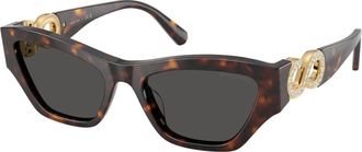 Swarovski Cat-eye Zonnebril - Dames - Zonnebrillen - Veelkleurig - 53 MM - Accessoires