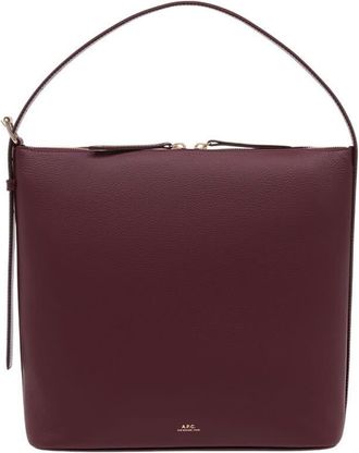 A.P.C. Vera Shoulder Bag Burgundy