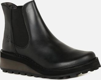FLY London Womens Hudd Womens Chelsea Boots - Black - Size: 4