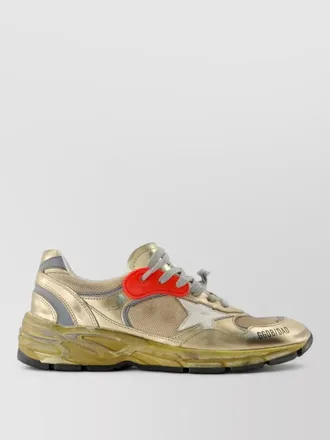 Golden Goose running dad sneakers deluxe leather star