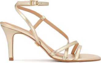 Kazar Sandalen met hoge hak - Dames - Sandalen met hakken - Geel - 36 EU - Leer - Schoenen