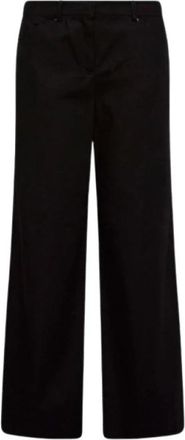 Marella Wide Broeken - Dames - Wijde Broeken - Zwart - XS - Broeken