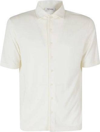 KANGRA Maglia Camicia Cotone - Heren - Vesten - Beige - 2XL - Katoen - Truien & Vesten