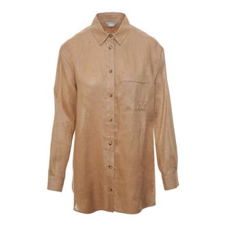 Max Mara Shirts, female, Brown, Size: L Shirts