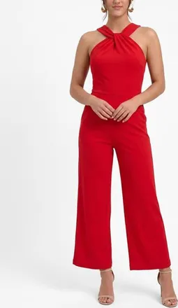 Rachel Roy CBS HALTER JUMPSUIT in Rio Red at Nordstrom, Size Large