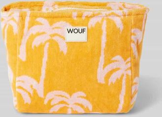 Wouf Kosmetiktasche mit Label-Detail Modell Tenerife in Orange, Größe 1