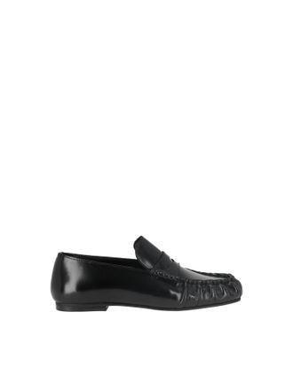 Alohas Black Aven Leather Loafers
