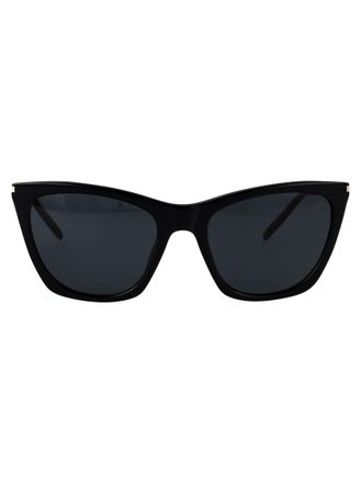 Saint Laurent Cat Eye Sonnenbrille SL 214 Kate Thin 001