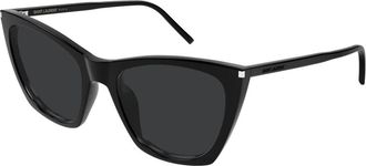 Saint Laurent unisex, Accessoires, Zwart, Maat: 55 MM Nylon