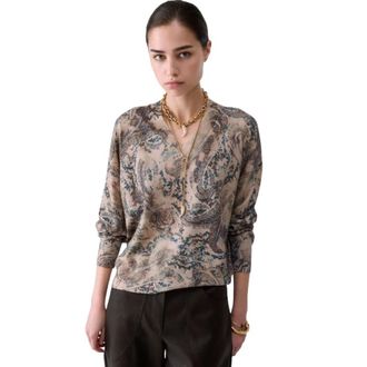 Liu Jo Dames, Truien, Beige, Maat: XS Wol