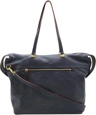 Louis Vuitton Pre-owned Tote Bags, female, Blue, Size: ONE SIZE Pre-owned Vintage Canvas Tote Bag