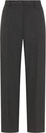Seventy Broeken, Dames, Grijs, XS, Pantalone elasticato gessato