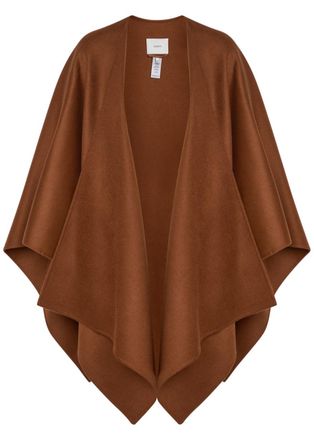 Joseph Cassidy Wool and Cashmere-blend Cape Coat - Rust - 44 (UK16 / XL)