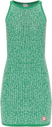 Casablanca Sleeveless Mini Dress - Dames - Korte kleedjes - Groen - M - Katoen - Kleedjes
