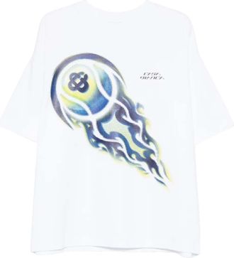 Casablanca White Graphic Logo T-Shirt