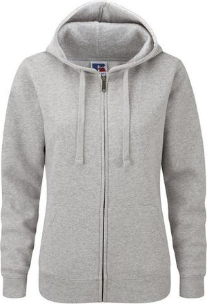 Russell Athletic Russell Heren Authentieke Sweatshirt met volledige ritssluiting / Hoodie (Licht Oxford)