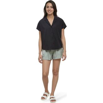 tentree Harding Shirt in Meteorite Black at Nordstrom, Size 16