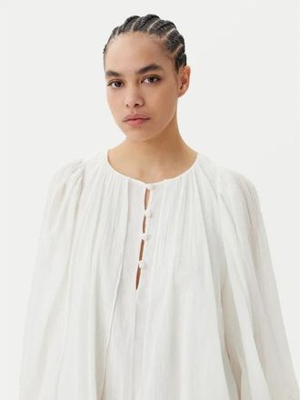 Pinko Casual Korte Jurk Mosterd Tie Dye - Dames - Korte kleedjes - Wit - XL - Kleedjes