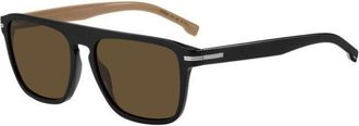 BOSS Boss 1599/S 807/70 Mens Sunglasses Black Size 56