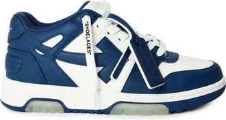 Off-white Womens Off White Out Of Office Trainers, Signature Arrows Sneakers in Royal Blue - Size UK 5