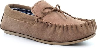 Generic Mens Moccasin Slippers Mens Slippers Real Suede Slippers Leather Slippers Size 13 Size 14 Size 15 Carpet Slippers Slip On Slippers Moccasins Sizes 6-1
