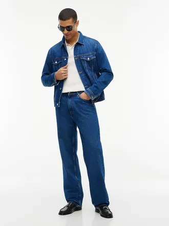 Tommy Hilfiger Mens Relaxed Straight Jean - Ike Blue - 32W x 30L